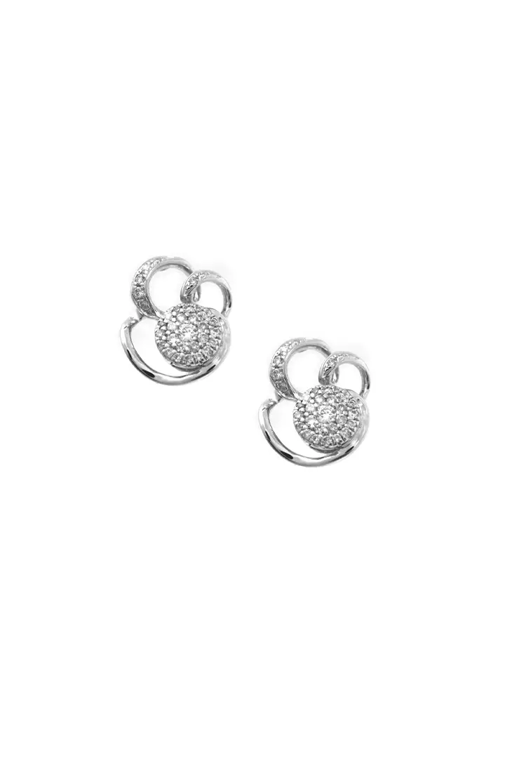 White gold hotsell earrings price