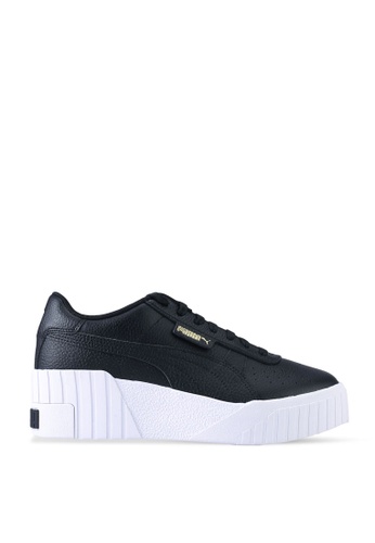 Puma 黑色 Cali Wedge Women's Sneakers D0054SH0D4334FGS_1