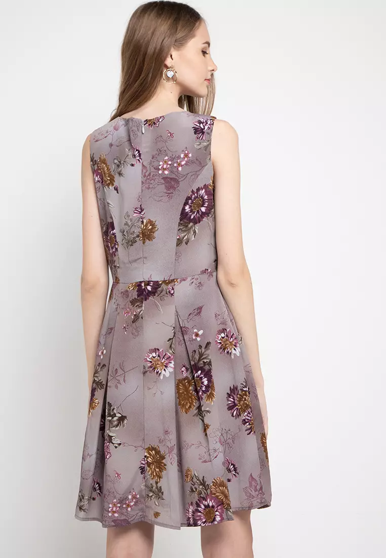 Sophistix Bailey Dress in Grey Print