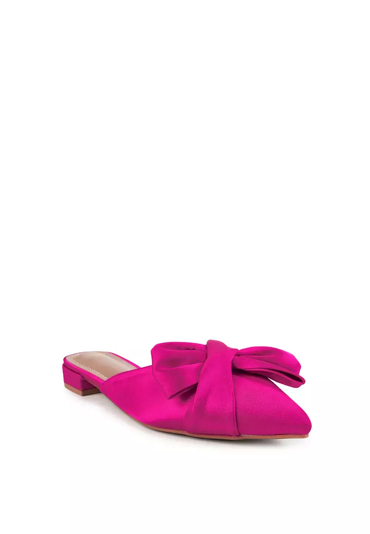 CHARMINE J23103-8 FORMAL SANDAL MULES FUSCHIA