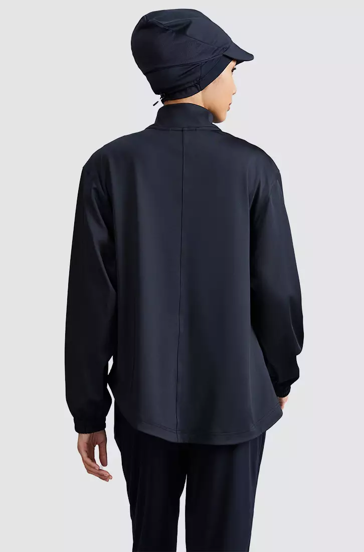 TESHA 半拉链运动夹克