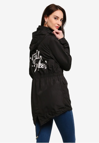 Buy Brave Soul Fixed Hood And Adjustable Waist Mac Jacket Online Zalora Singapore