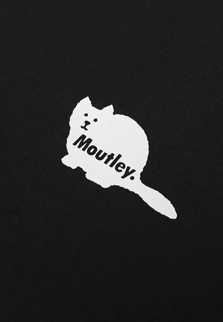 Moutley Men's T-Shirt Short Sleeve Oversized Fit Cotton 20s Moutley Co OL-C060425