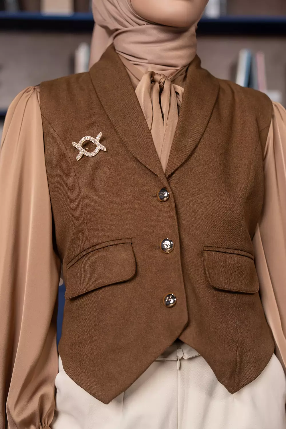 Klamby - Vivienne Vest Cocoa