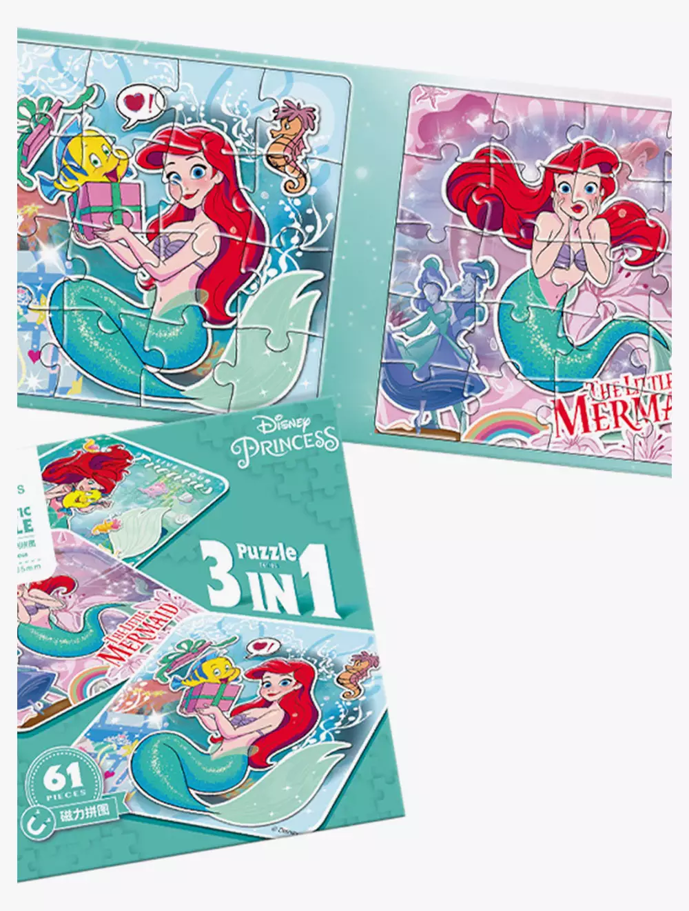 Disney Three Fold Puzzle - The Little Mermaid - GBU33DF0918