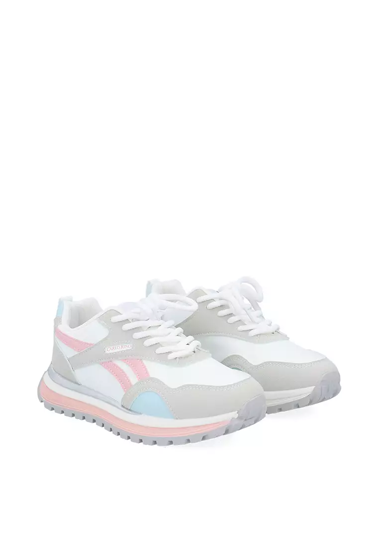 Medium Grey CR Lyra Crossline Platform Sneakers