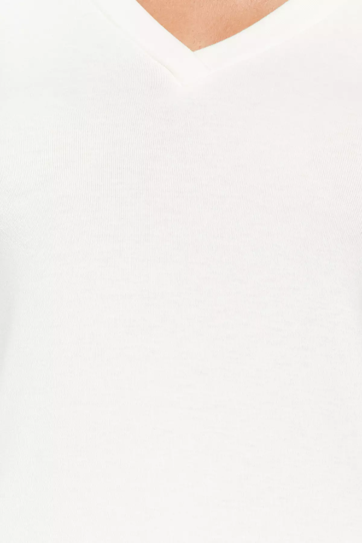 V-Neck Knitted Blouse