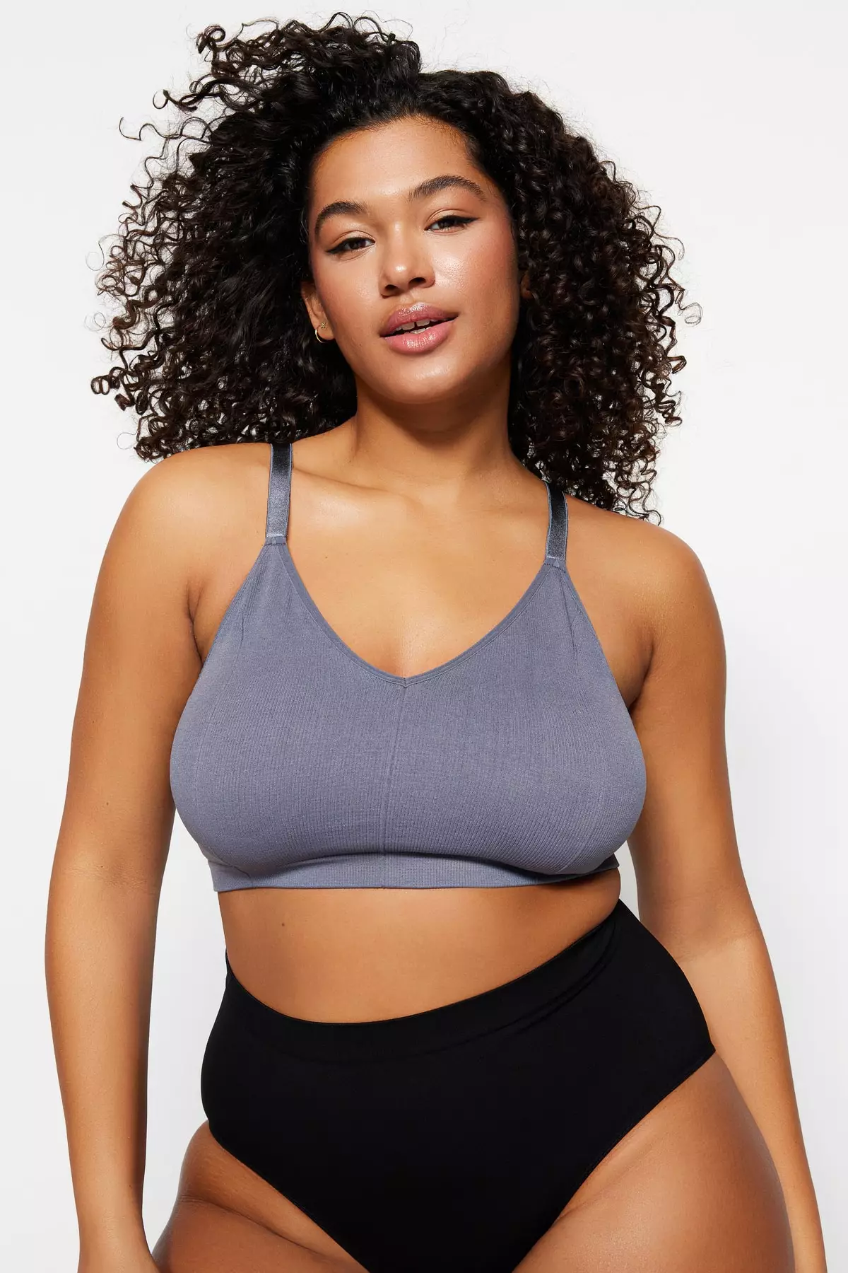 Plus Size Strappy Bralette