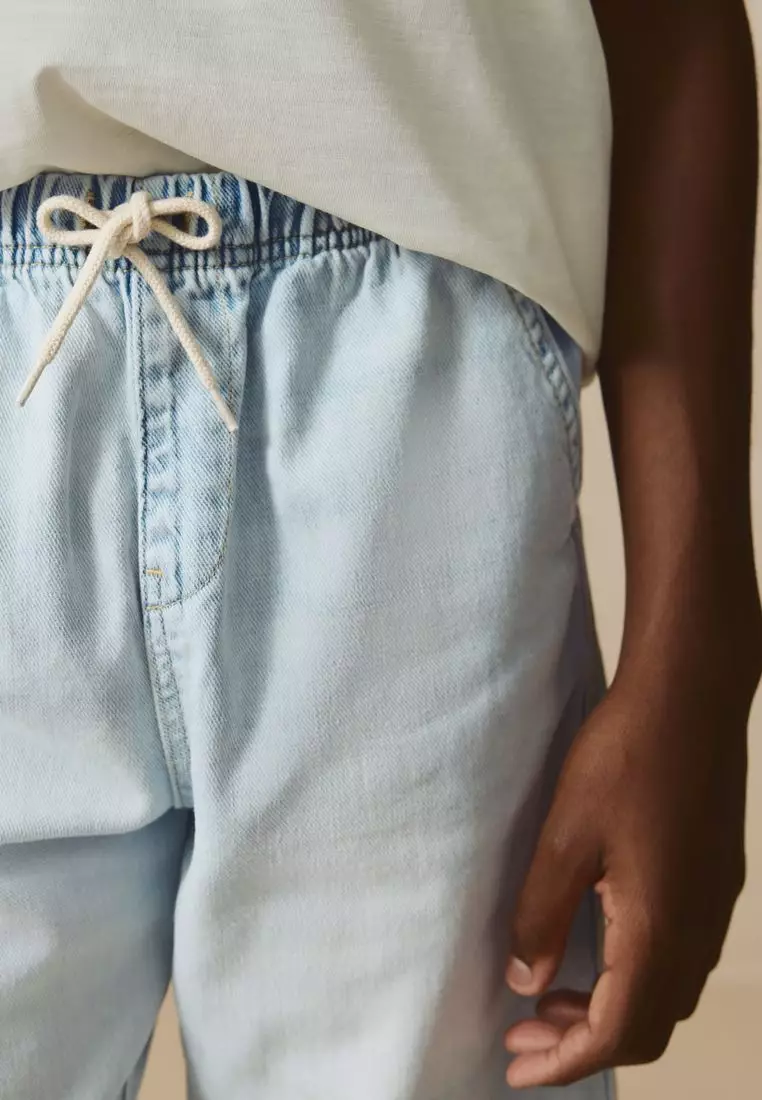 Bermuda Pull On Denim Shorts