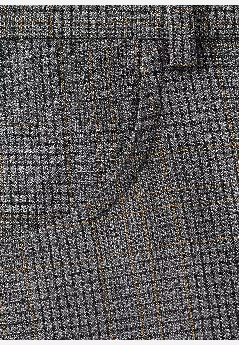 Mid-Rise Suit Trousers