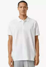 White polo short sleeve button up sales
