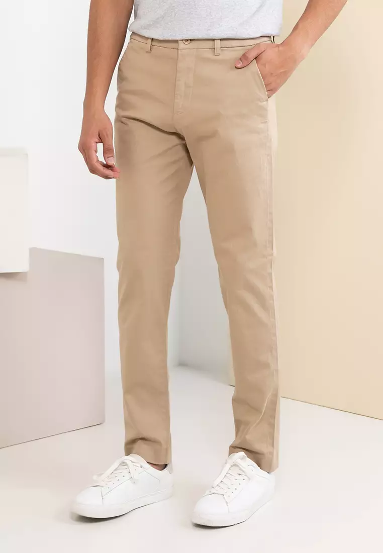 Premium Sateen Slim Chinos