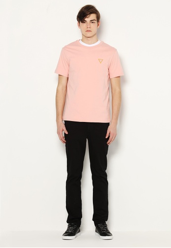 Buy Guess Guess Men S Short Sleeve Small Logo Tee Shirt Online On Zalora Singapore