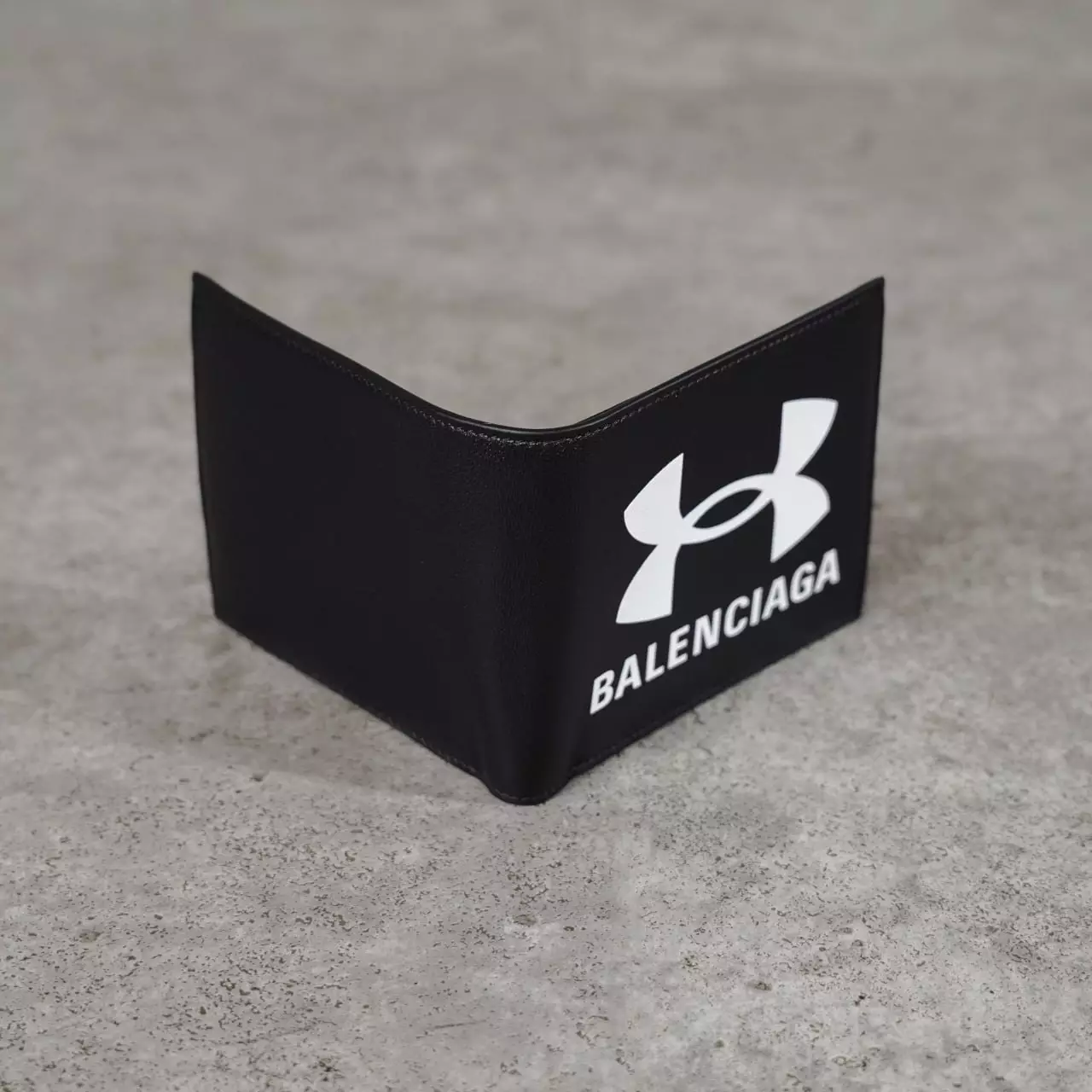Dompet BALENCIAGA X UNDER ARMOUR BLACK BIFOLD WALLET 100% ORIGINAL