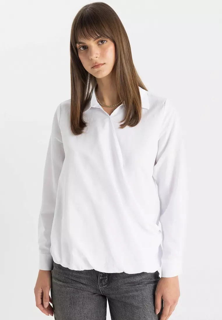 DeFacto Camicia A Tunica Donna - Modello T6628AZ, Eleganza Semplice Per Ogni Occasione - 4