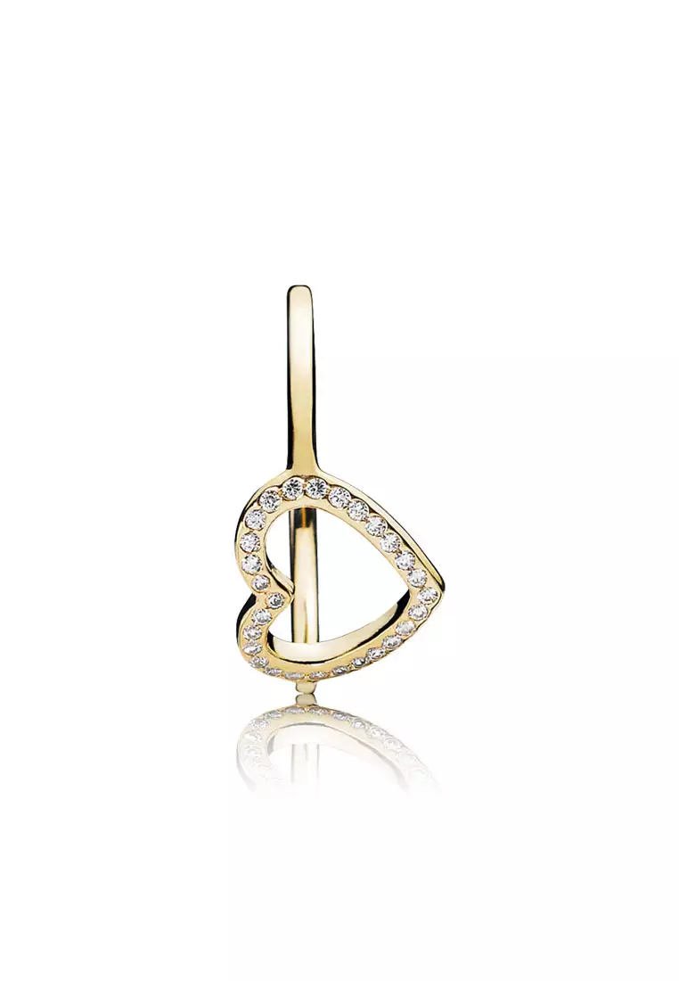 Captured heart ring pandora top