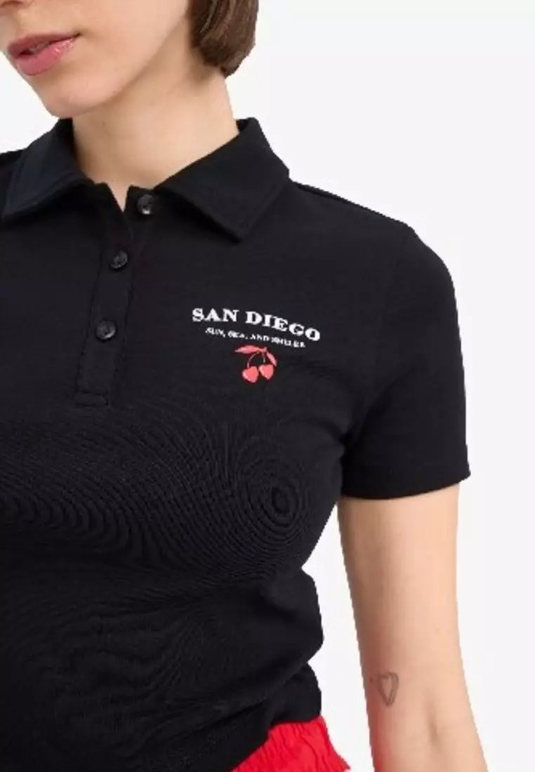 Printed Polo Shirt