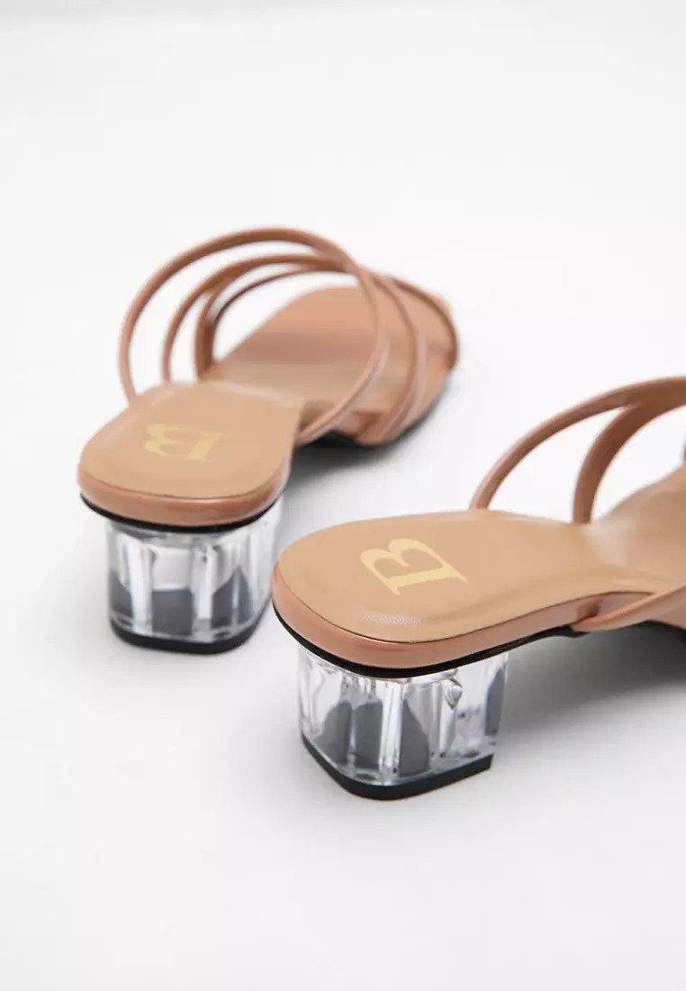 Sofia Ivanka Heels Strappy Khaki