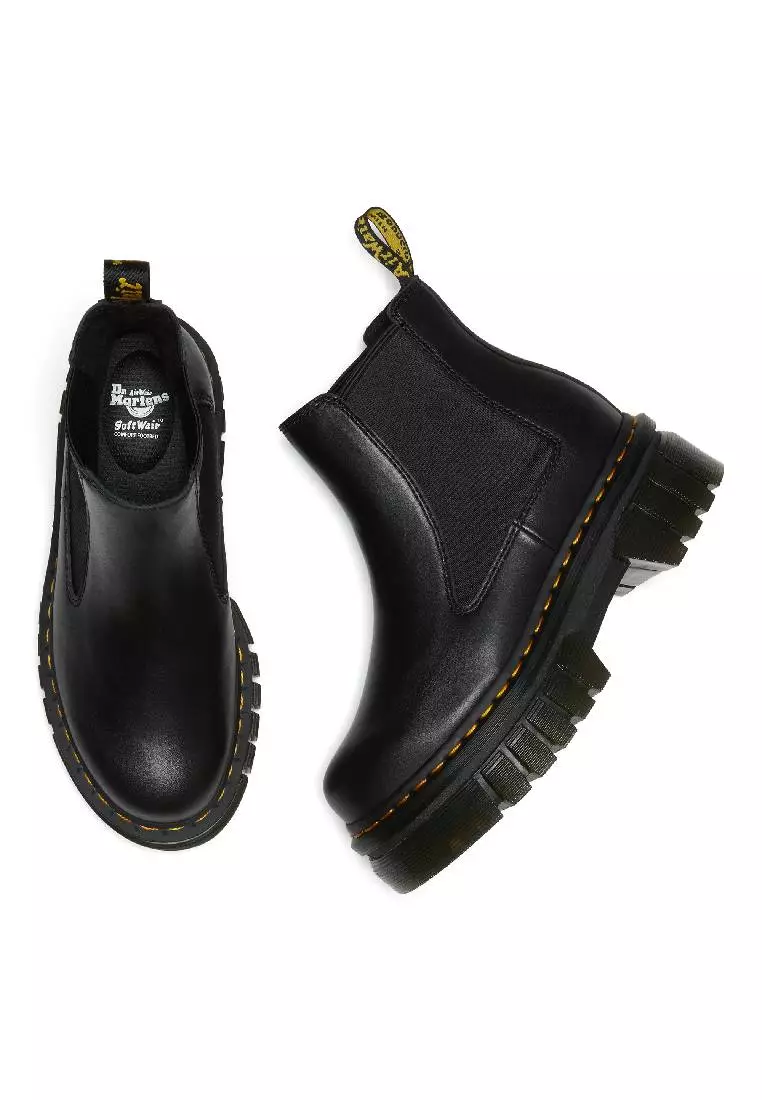 AUDRICK NAPPA LEATHER PLATFORM CHELSEA BOOTS
