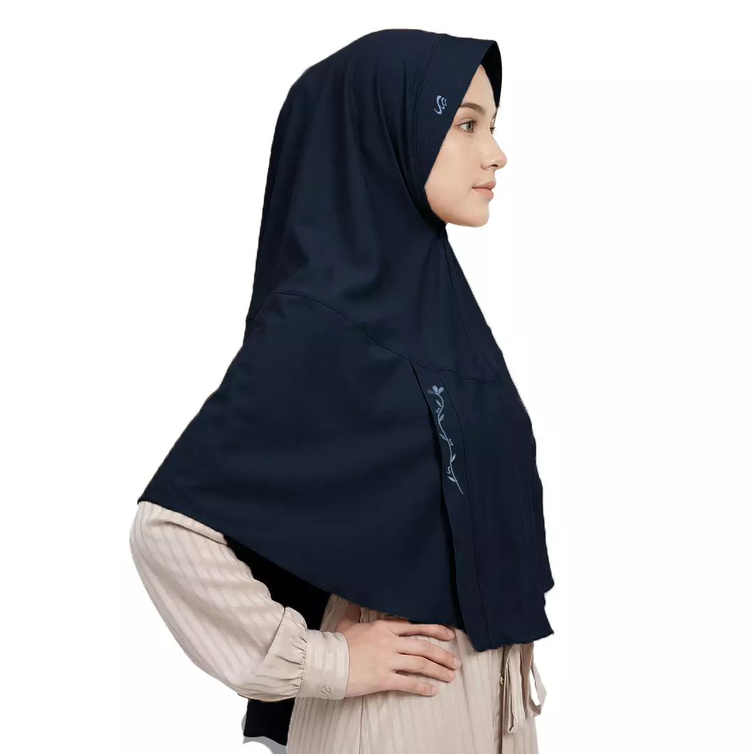 Rabbani - Kerudung Instan Larida Exclusive -  Navy Size L
