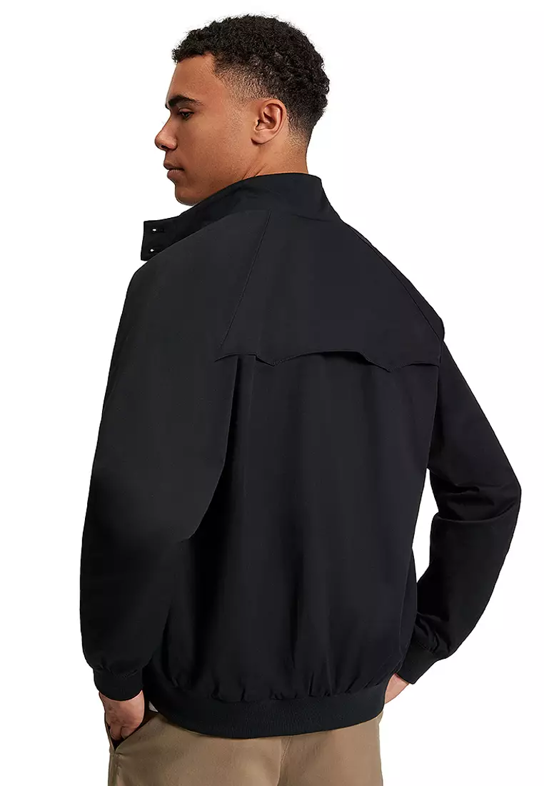 Signature Check Lined Harrington Jacket