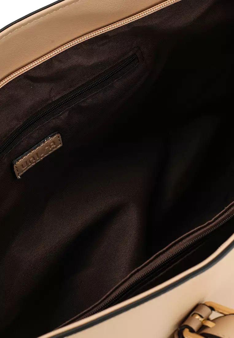 Faux Leather Convertible Tote