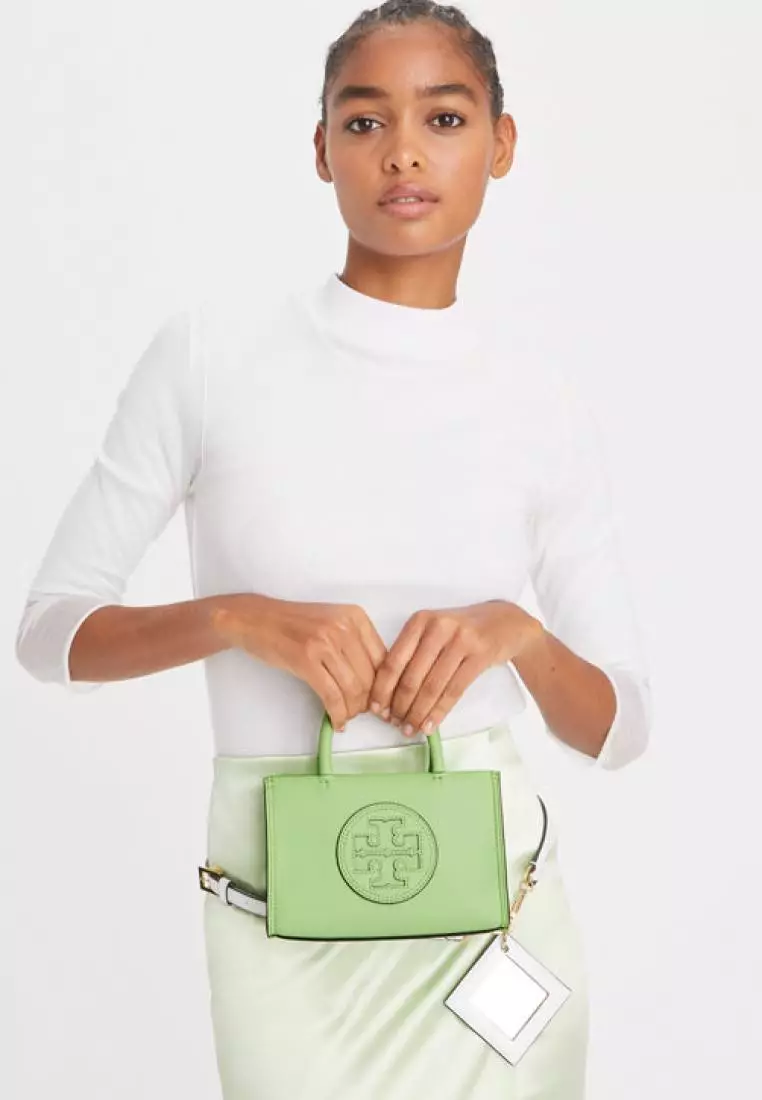Tory Burch Mini Ella Bio Tote Mint Leaf