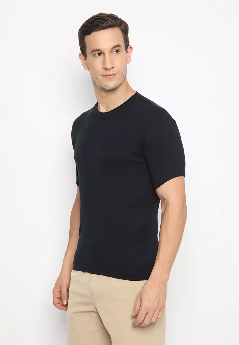 Jobb Orlonfo Kaos Dalam Pria Slim Fit Hitam