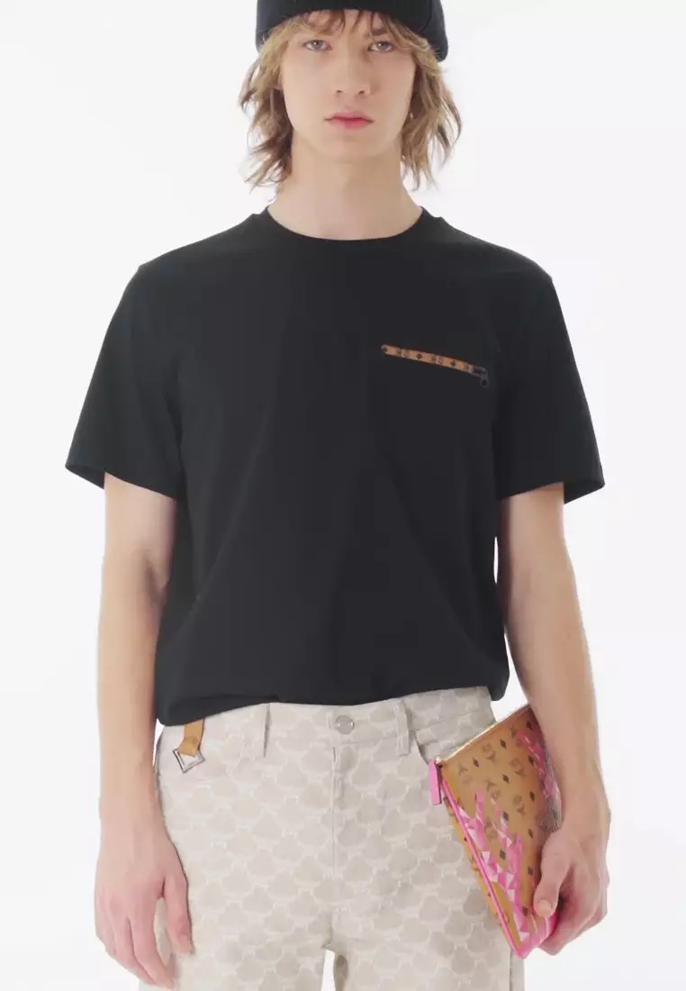 Aren Crossbody Pouch in Cubic Coral Visetos
