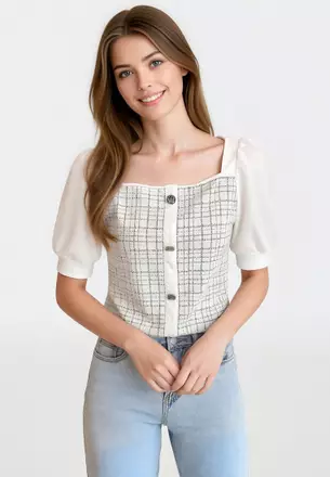 Shop Square Neck Tops Online | ZALORA Hong Kong