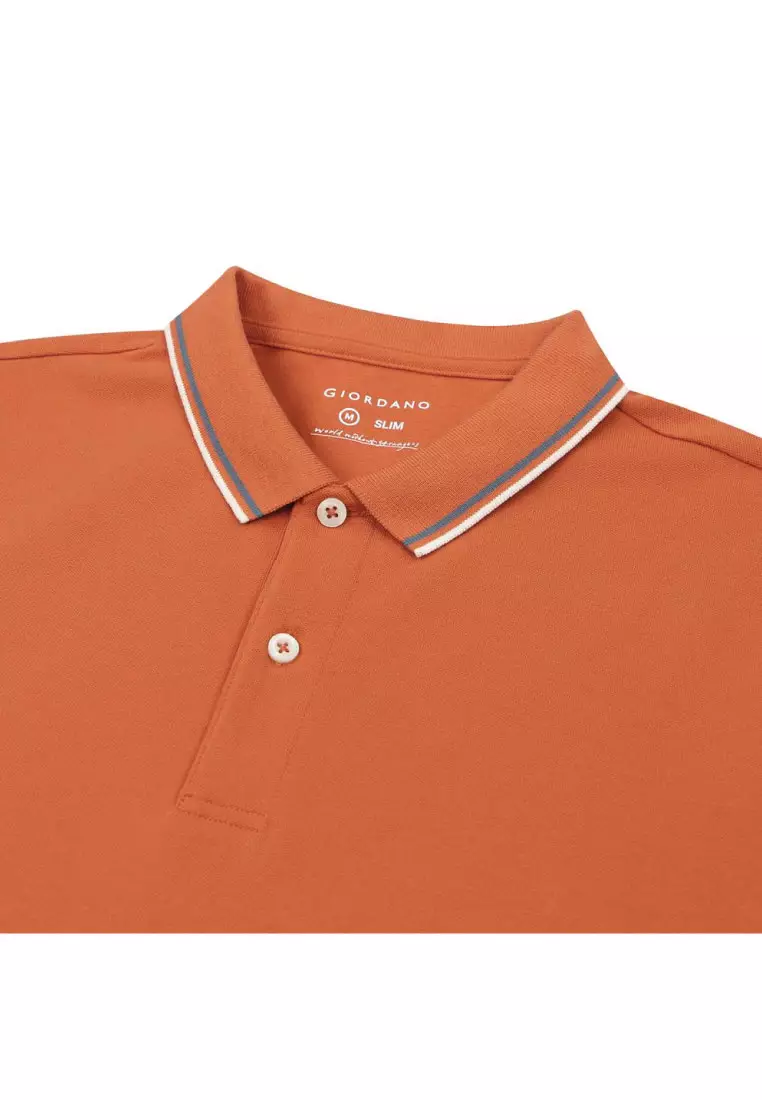 Men's Cotton Lycra Short Sleeve Slim Polo 01015018