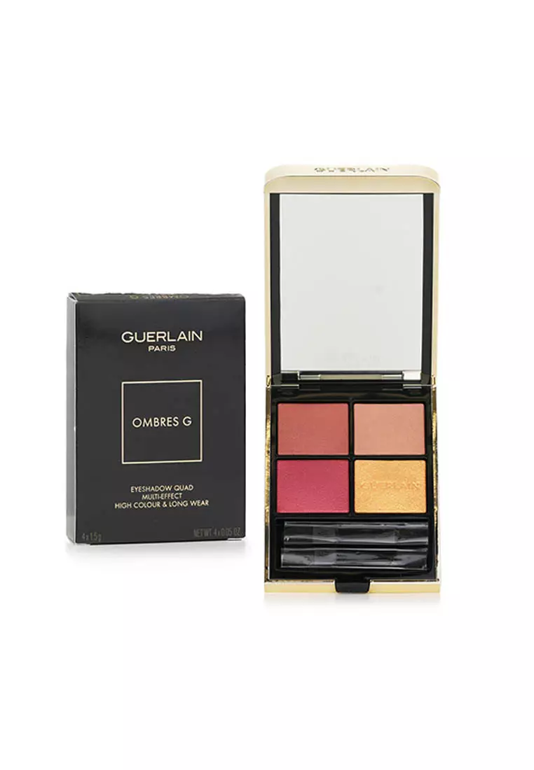 GUERLAIN - Ombres G Eyeshadow Quad - # 214 Exotic Orchid 4x1.5g/0.05oz