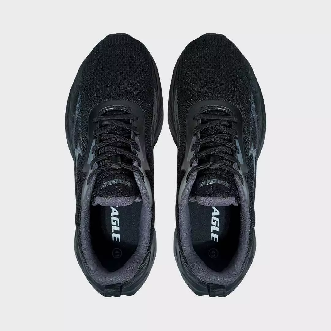 Eagle Sepatu Sneakers Lifestyle Solace - HITAM/HITAM