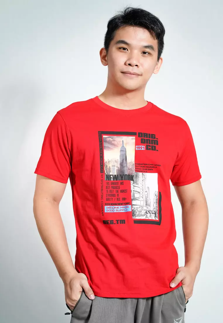 Natural Softness Tritoni Graphic Cotton Tee