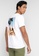 BLEND white Graphic Print Crew Neck Tee 02D93AA3661154GS_1