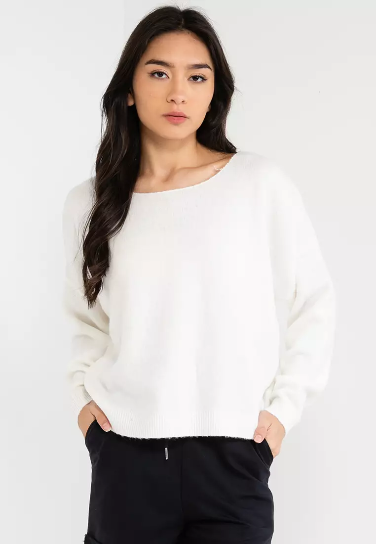 Buy Cotton On Body Off Shoulder Relaxed Knit Jumper Online