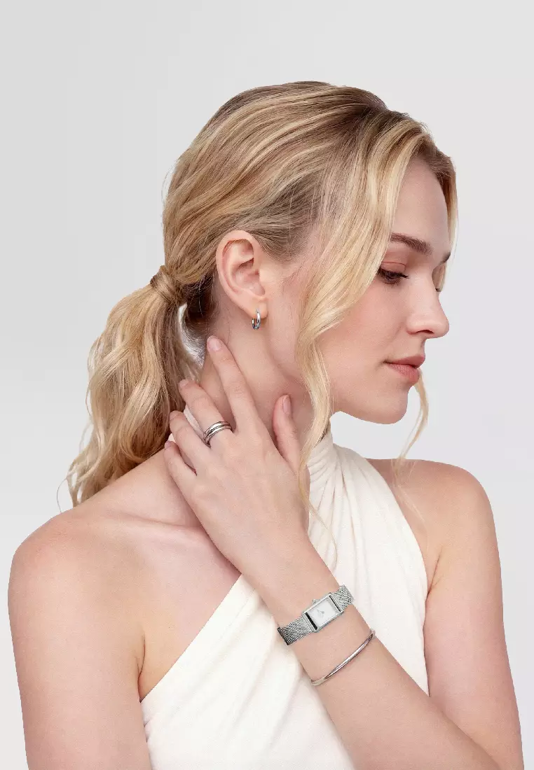 Bound Mini Sterling White Silver - Women Watch stainless steel watch DW Official Authentic Original