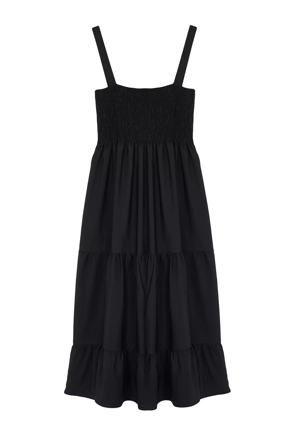 Square Neck Midi Dress