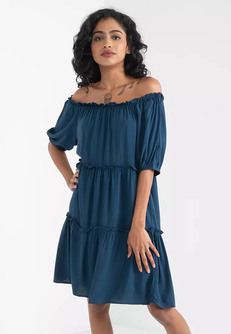 Jacqueline de yong denim dress sale