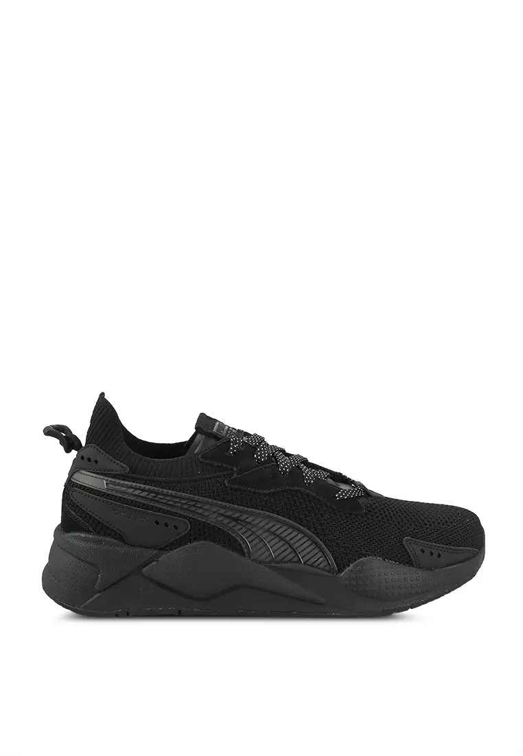 Puma leather best sale shoes black