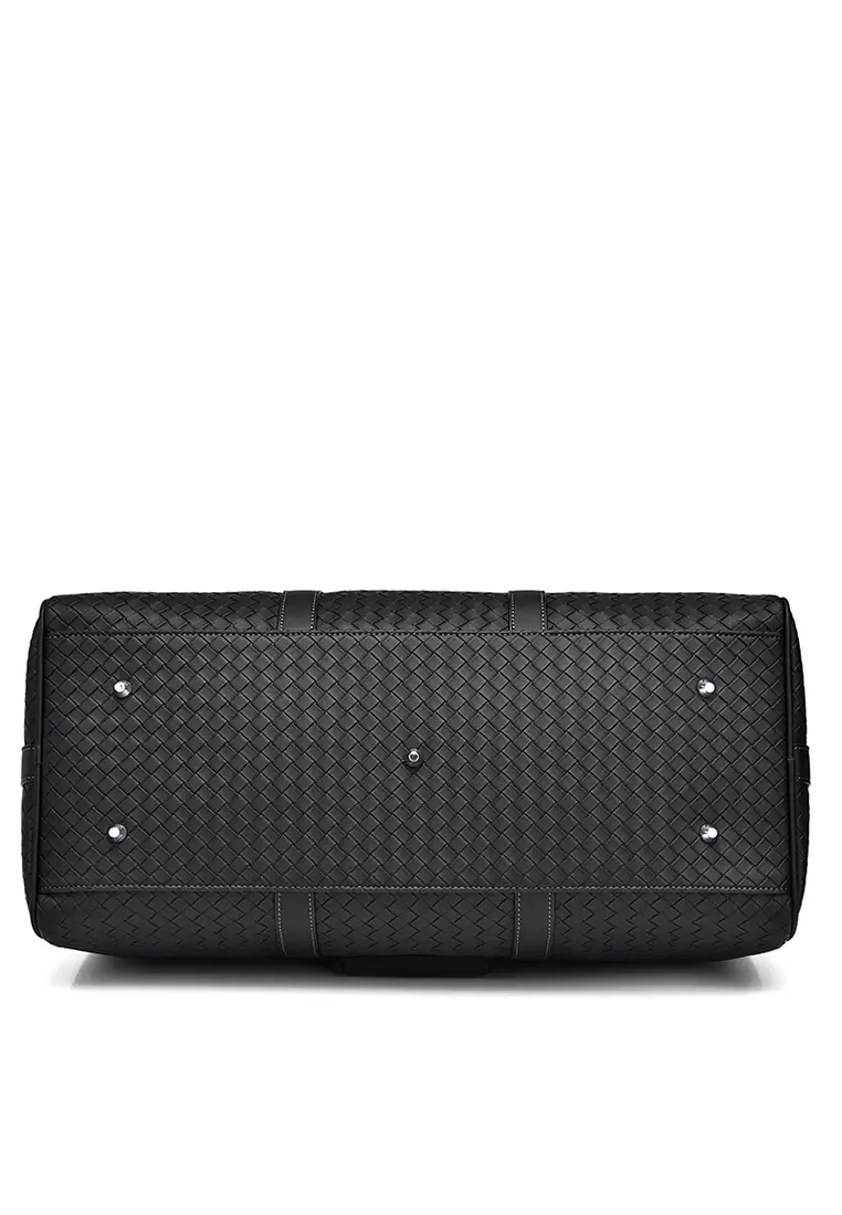 Woven Faux Leather Duffel Bags CK60008