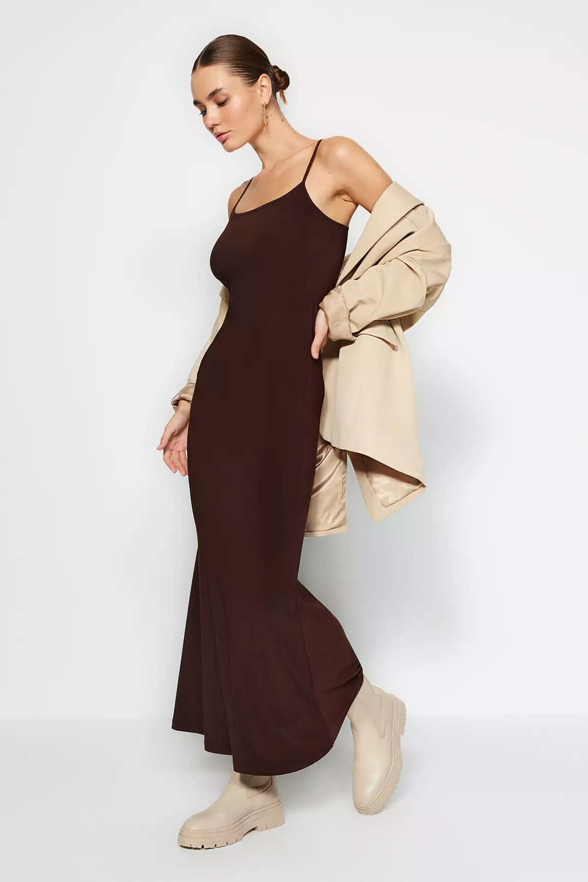 Fitted Maxi Dress