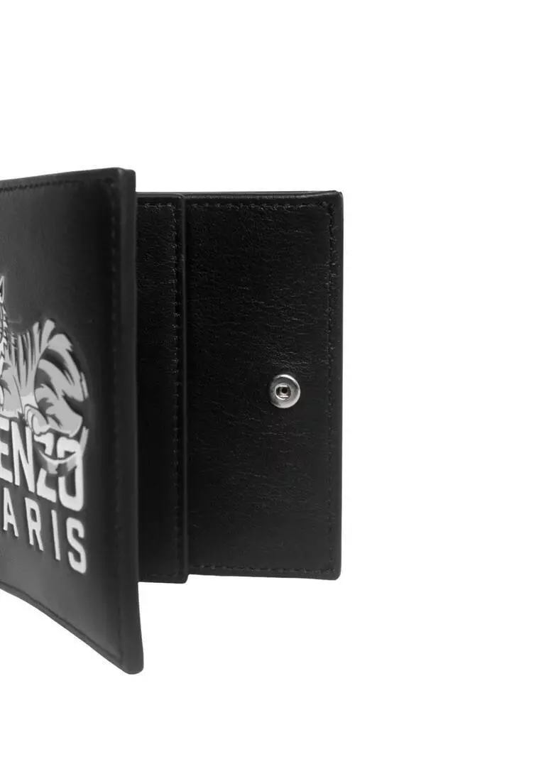 Kenzo Varsity Leather Mini Fold Wallet