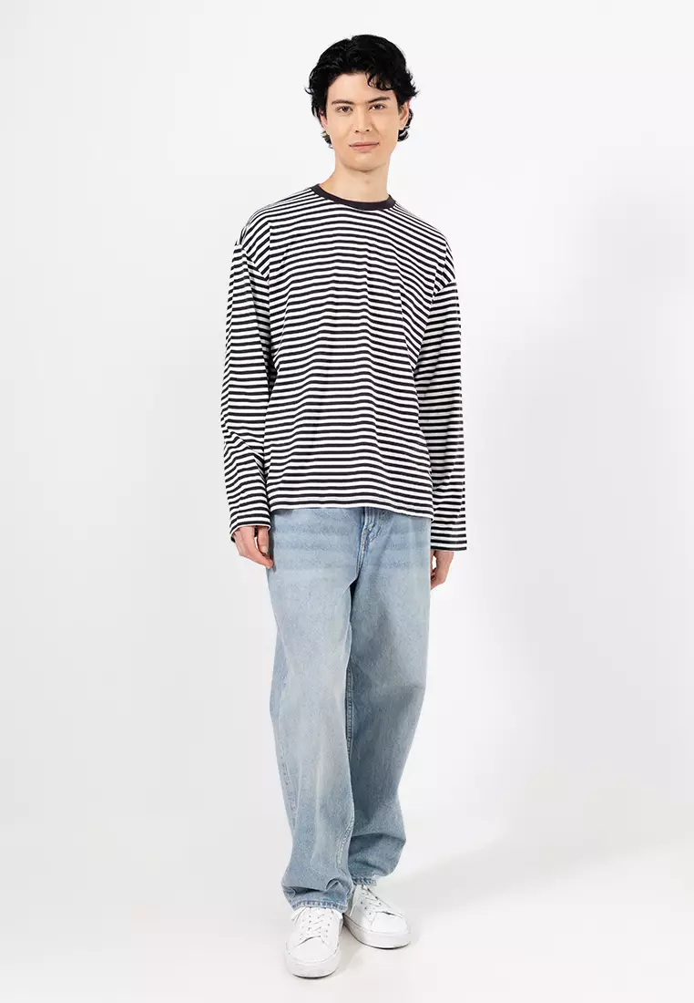 Cropped Fit Long Sleeves T-Shirt