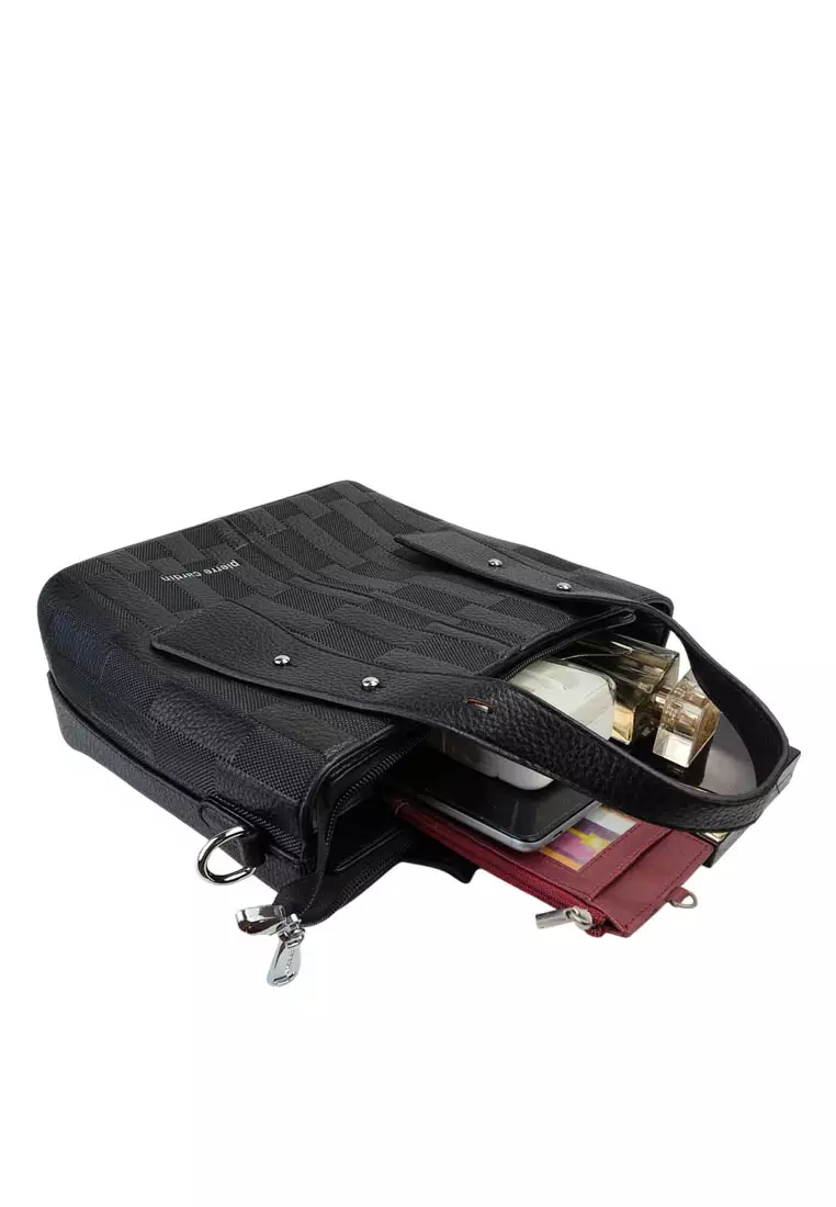 Pierre Cardin Tote Bag Wanita Black 9121531901BLA