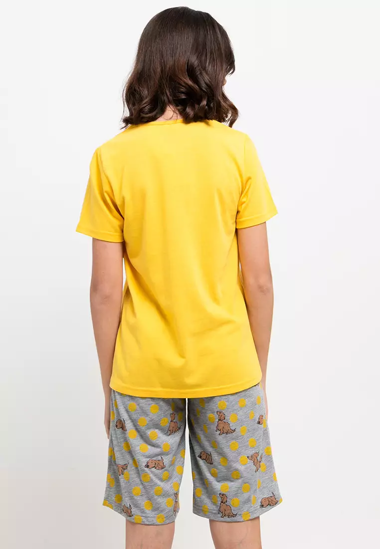 Pyjama Pijama Short Sleeve Short Pants Sleepwear