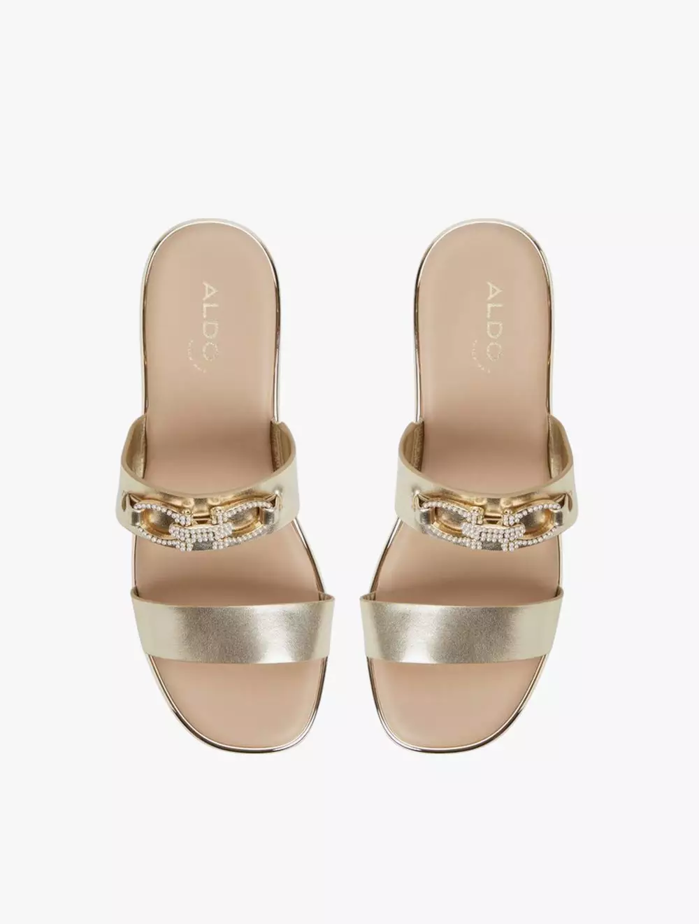 Jual ALDO ALDO Marren Women's Beach Sandals Champagne Original