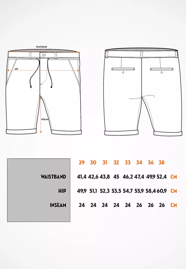 Men Bermuda with Printed Design- Off-white
