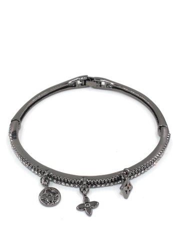 midzone grey Korean Style Shinny Bracelet - Dark Grey TYSZ019 021C1AC072922BGS_1