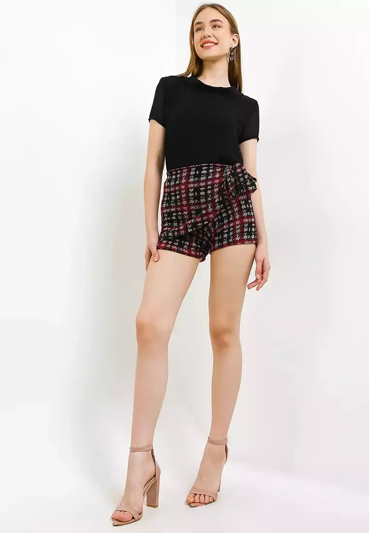 Chanira Tami Skort-Red Black